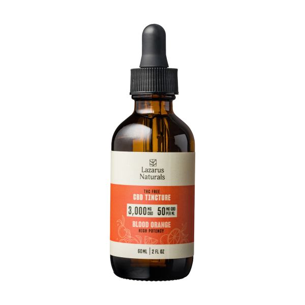 lazarus naturals thc free tincture blood orange