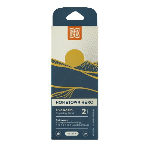 2g thca thcp disposable trainwreck sativa